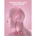 On-Ear Headphones with Microphone, Universal Foldable Wired Headphones for Adults Children Boys Girls Kids, Lightweight Portable Stereo Headphones with 1.5M Tangle-Free Cord for School Home Travel