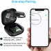 Donerton Wireless Earbuds, Bluetooth 5.1 Sport Headphones, 10Hours Single Playtime Earhooks Headset, Wireless Earphone 6D Stereo HiFi Sound Noise Cancelling for Working/Travel/Gym, Black Red