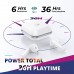 Wireless Earbuds Geek Bluetooth 5.0 Earbuds Deep Bass IPX8 Waterproof Sport Wireless Headphones 48H Playtime with Wireless Charging Case Type-C Dual Mics