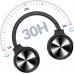 Silensys E7 PRO Active Noise Cancelling Headphones Bluetooth Headphones with Microphone Deep Bass Wireless Headphones Over Ear, Comfortable Fit, 30H Playtime for TV/Computer/Cellphone, Black