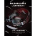 On-Ear Headphones with Microphone, Universal Foldable Wired Headphones for Adults Children Boys Girls Kids, Lightweight Portable Stereo Headphones with 1.5M Tangle-Free Cord for School Home Travel