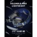On-Ear Headphones with Microphone, Universal Foldable Wired Headphones for Adults Children Boys Girls Kids, Lightweight Portable Stereo Headphones with 1.5M Tangle-Free Cord for School Home Travel