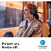 Reverbix E7 Noise Canceling Headphones Overhead Bluetooth Headphones with Mic for Phone-Call, Comfortable Wireless Headphones &amp; Light Weight, Deep Bass, 35-Hour Battery Life, White