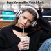 Silensys E7 PRO Active Noise Cancelling Headphones Bluetooth Headphones with Microphone Deep Bass Wireless Headphones Over Ear, Comfortable Fit, 30H Playtime for TV/Computer/Cellphone, Black