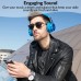 Silensys E7 PRO Active Noise Cancelling Headphones Bluetooth Headphones with Microphone Deep Bass Wireless Headphones Over Ear, Comfortable Fit, 30H Playtime for TV/Computer/Cellphone, Black