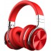 Silensys E7 PRO Active Noise Cancelling Headphones Bluetooth Headphones with Microphone Deep Bass Wireless Headphones Over Ear, Comfortable Fit, 30H Playtime for TV/Computer/Cellphone, Black