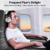 Silensys E7 PRO Active Noise Cancelling Headphones Bluetooth Headphones with Microphone Deep Bass Wireless Headphones Over Ear, Comfortable Fit, 30H Playtime for TV/Computer/Cellphone, Black