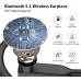 Bluetooth Earpiece for Cell Phone Noise Canceling Headphone with Microphone Wireless Headset Bluetooth Earpiece 5.1 Hands Free Headset CVC8 Compatible with iPhone Android for Business Office Driving
