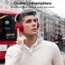 Silensys E7 PRO Active Noise Cancelling Headphones Bluetooth Headphones with Microphone Deep Bass Wireless Headphones Over Ear, Comfortable Fit, 30H Playtime for TV/Computer/Cellphone, Black